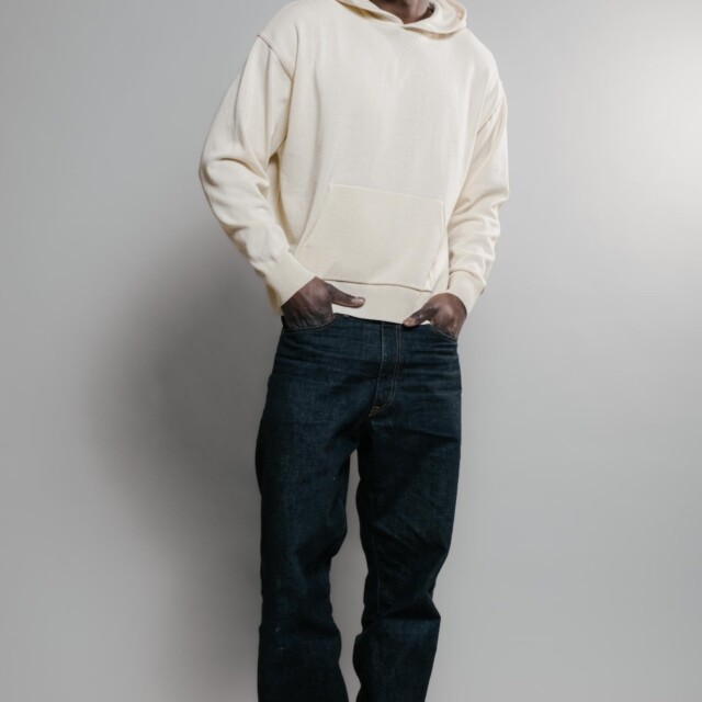 Nitto Knitwear - Pull Sevan Capuche - Naturel