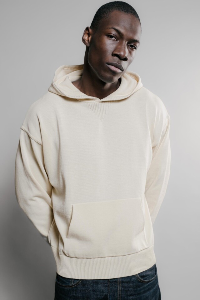 Nitto Knitwear - Pull Sevan Capuche - Naturel