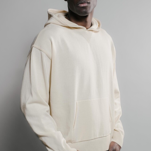 Nitto Knitwear - Pull Sevan Capuche - Naturel