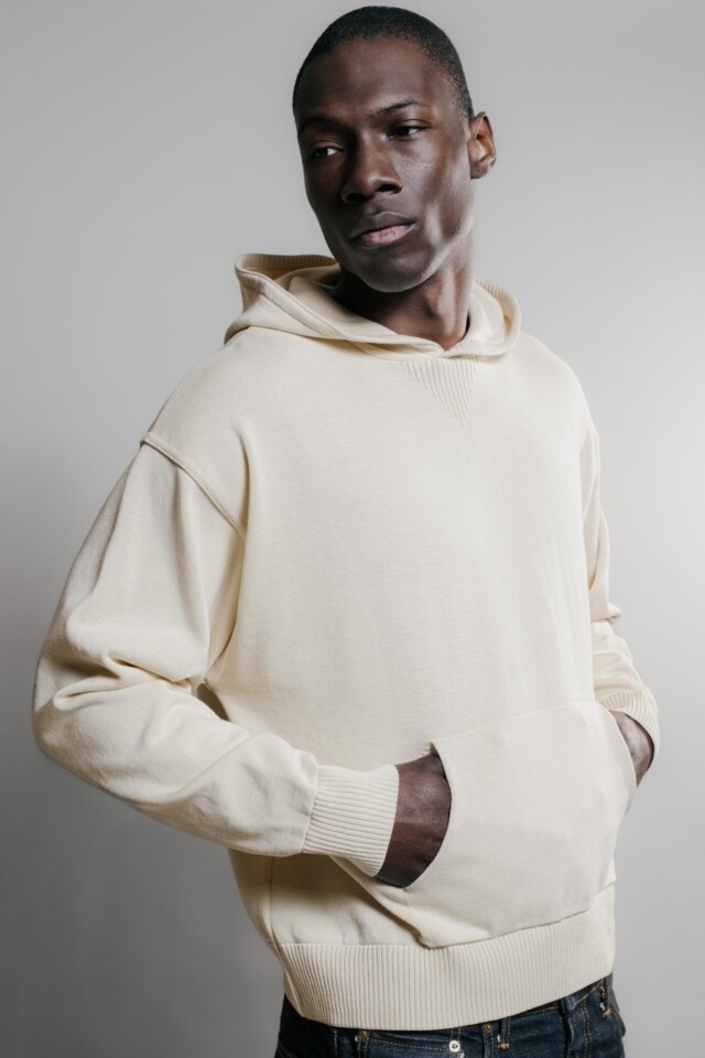 Nitto Knitwear - Pull Sevan Capuche – Naturel