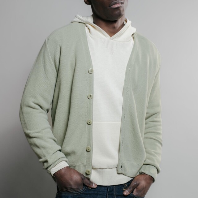 Nitto Knitwear - Cardigan Agop - Vert Olive