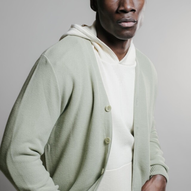Nitto Knitwear - Cardigan Agop - Vert Olive