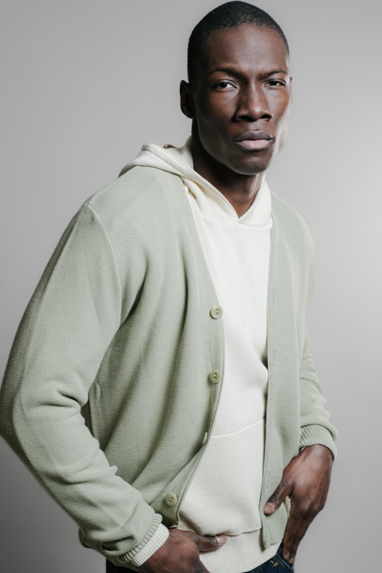 Nitto Knitwear - Cardigan Agop - Vert Olive – L
