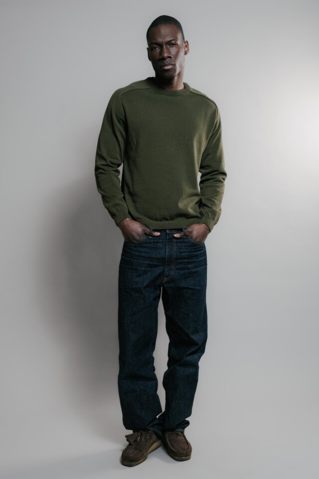 Nitto Knitwear - Pull Sevan Marteau - Kaki