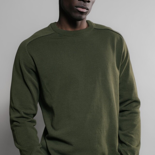 Nitto Knitwear - Pull Sevan Marteau - Kaki