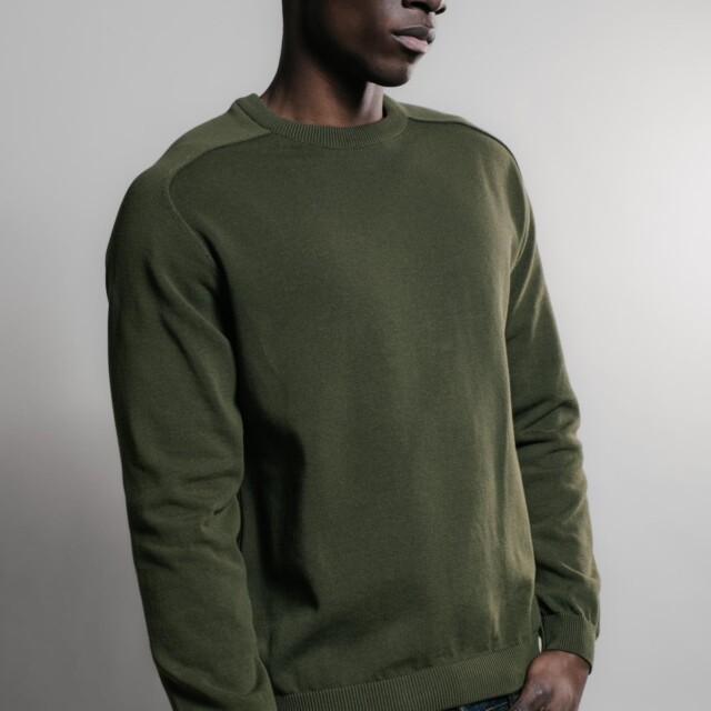 Nitto Knitwear - Pull Sevan Marteau - Kaki