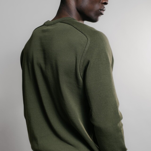 Nitto Knitwear - Pull Sevan Marteau - Kaki