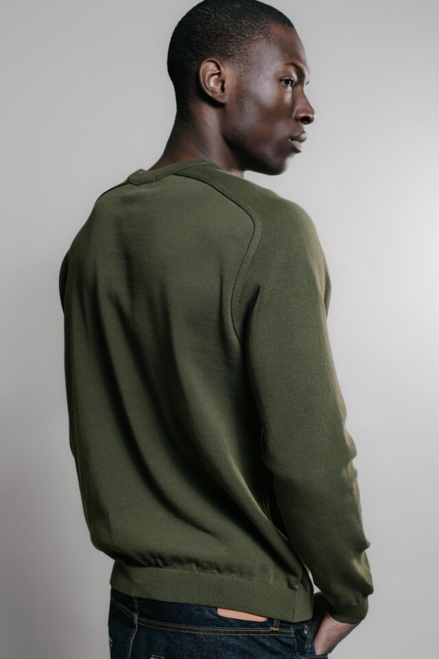 Nitto Knitwear - Pull Sevan Marteau - Kaki