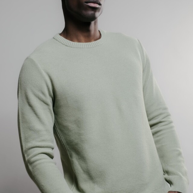 Nitto Knitwear - Agop col rond - Vert Olive