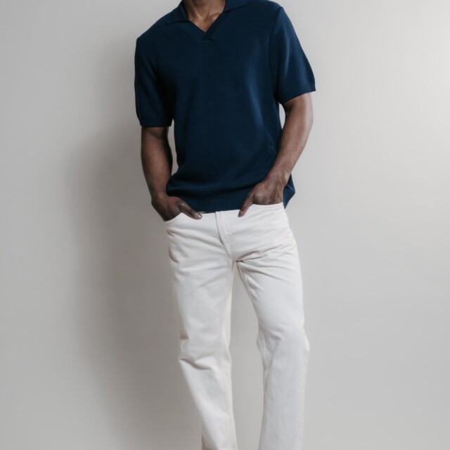 Nitto Knitwear - Agop Polo - Marine