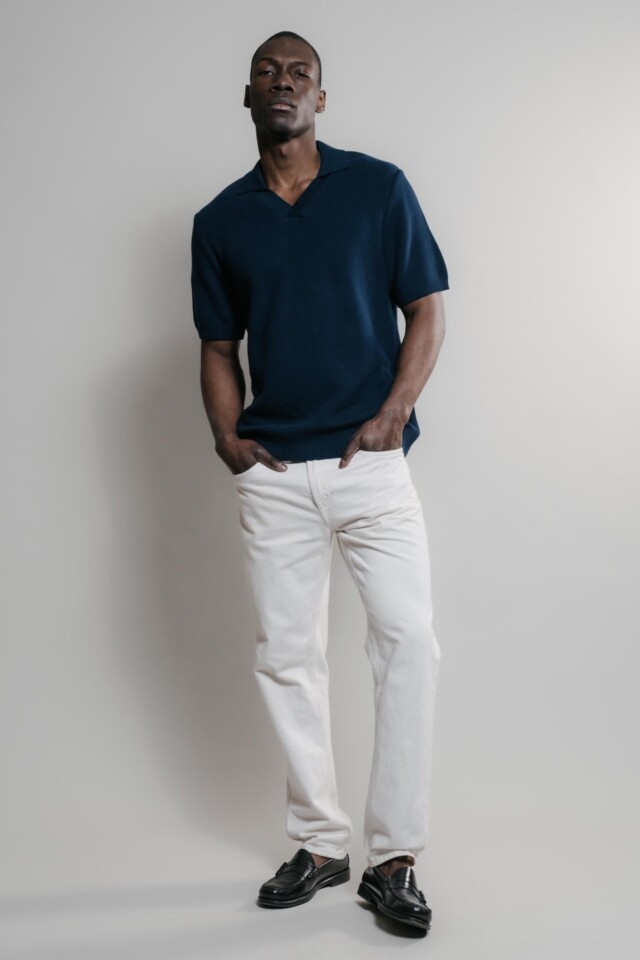 Nitto Knitwear - Agop Polo - Marine
