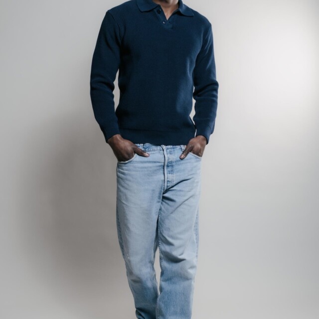 Nitto Knitwear - Djivan Polo - Marine