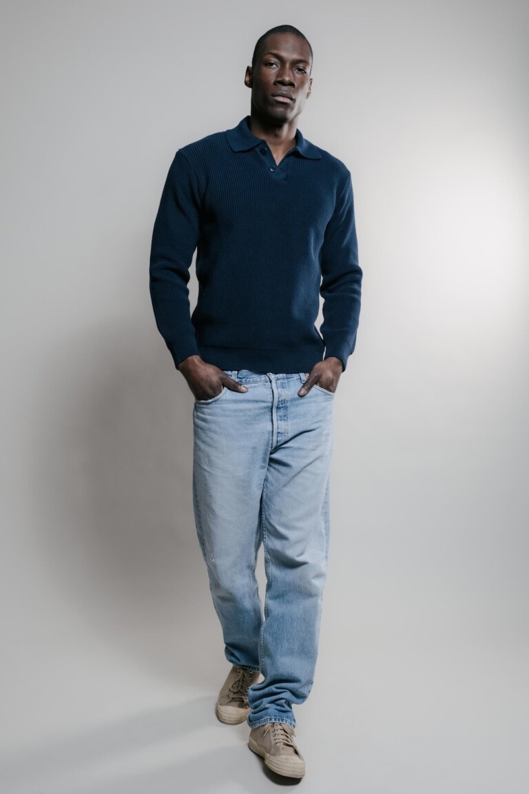 Nitto Knitwear - Djivan Polo - Marine – XXL