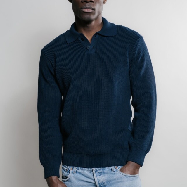 Nitto Knitwear - Djivan Polo - Marine