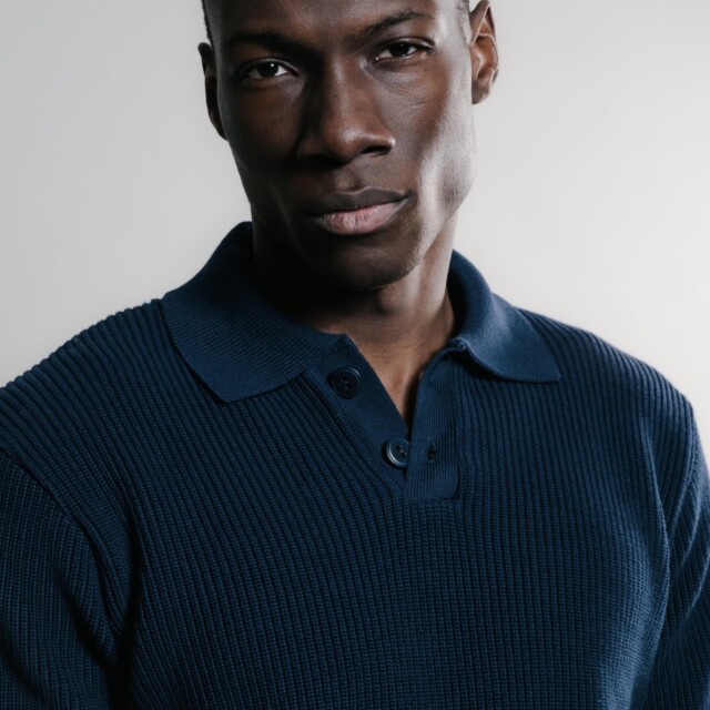 Nitto Knitwear - Djivan Polo - Marine