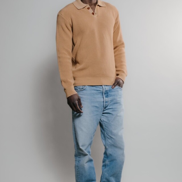Nitto Knitwear - Djivan Polo - Camel