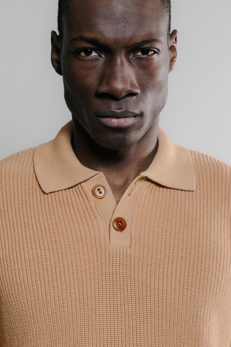 Nitto Knitwear - Djivan Polo - Camel – XL