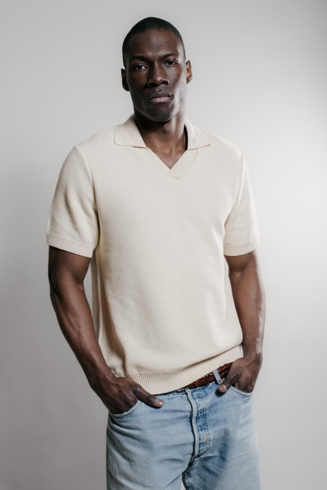 Nitto Knitwear - Agop Polo – Naturel