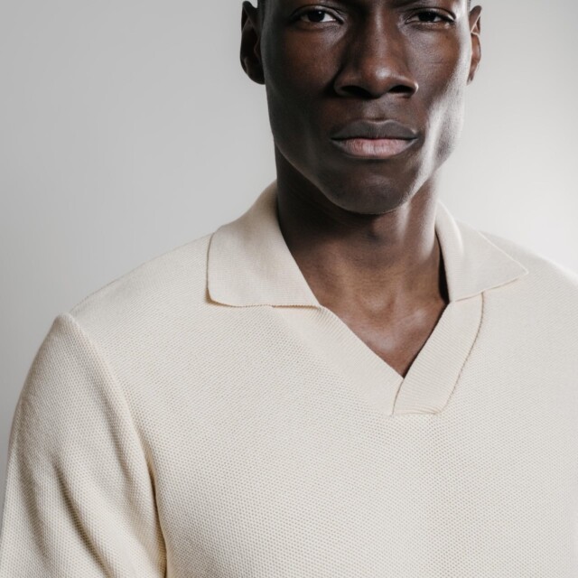 Nitto Knitwear - Agop Polo - Naturel