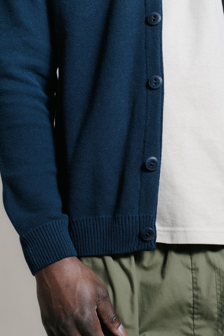 Nitto Knitwear - Cardigan Agop - Marine – M