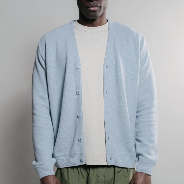 Nitto Knitwear - Cardigan Agop - Light Indigo