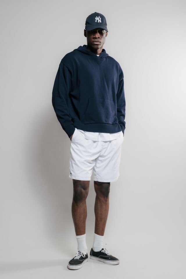 Nitto Knitwear - Pull Sevan Capuche - Marine