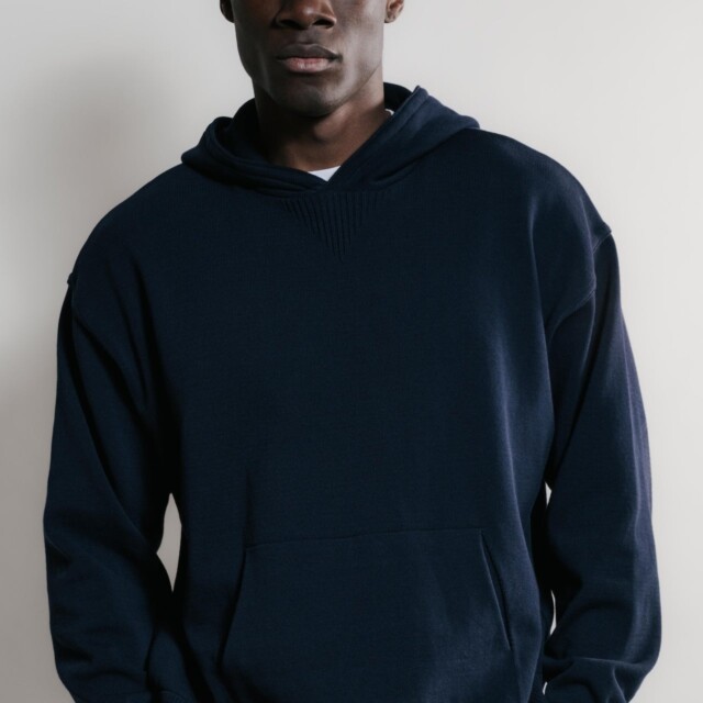 Nitto Knitwear - Pull Sevan Capuche - Marine