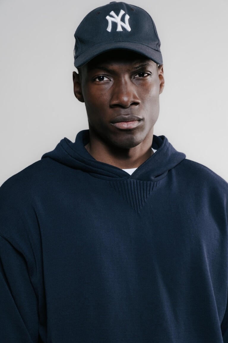 Nitto Knitwear - Pull Sevan Capuche - Marine – XL