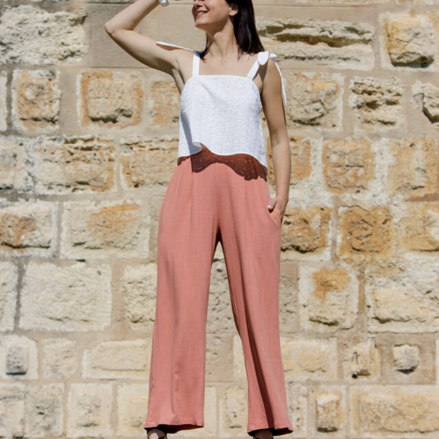 April et C - Pantalon Tom - Argile