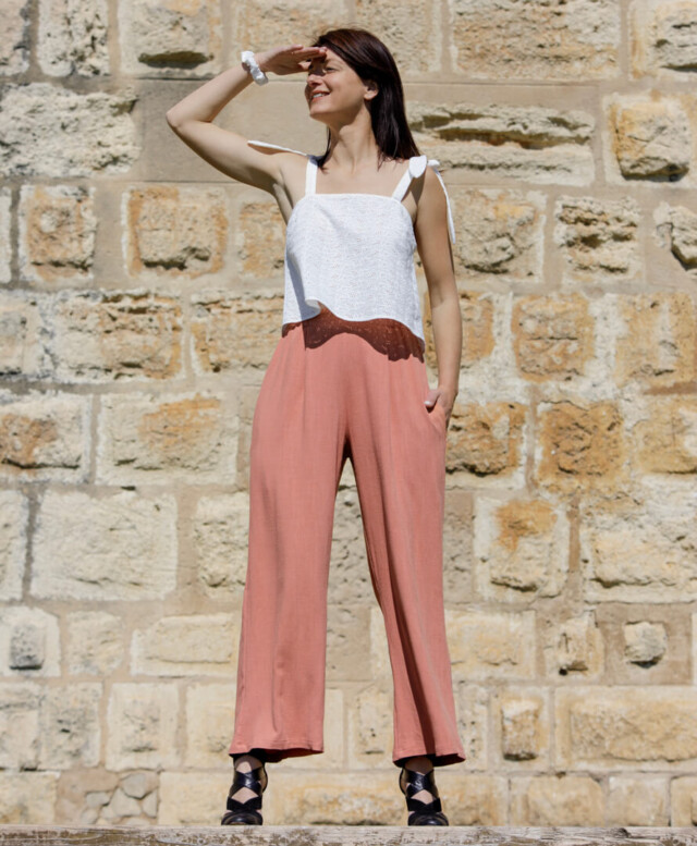 April et C - Pantalon Tom - Argile