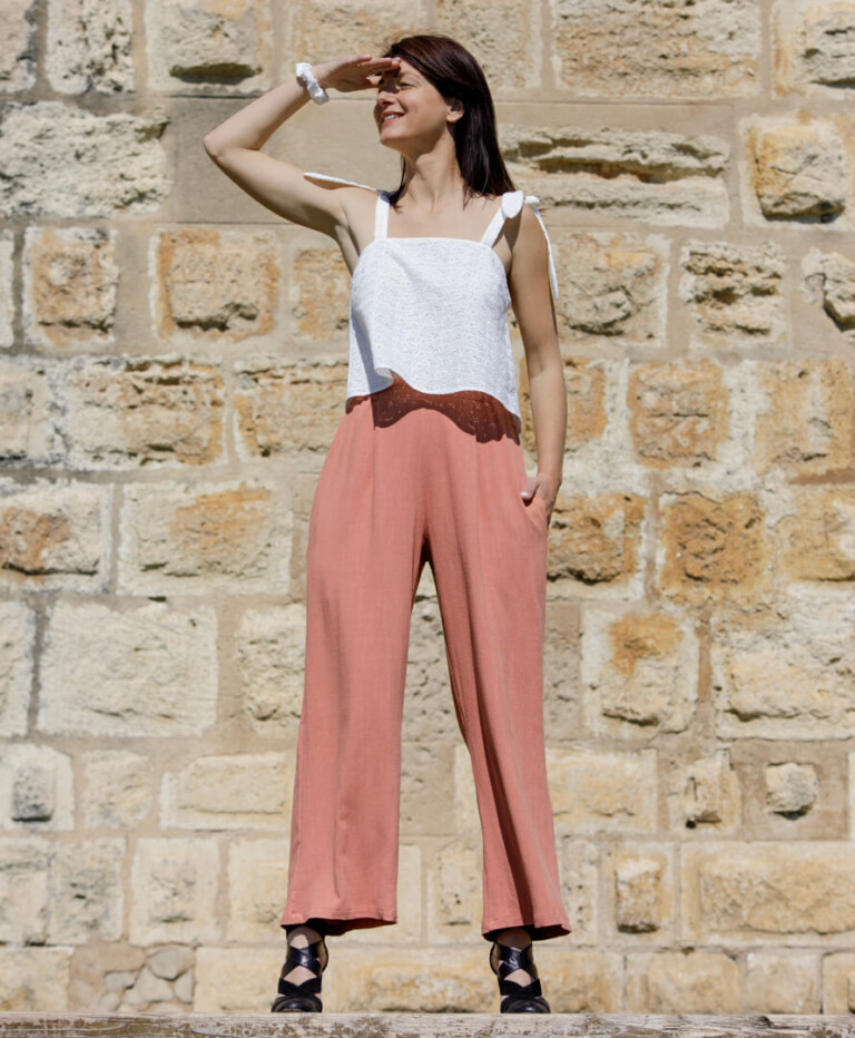 April et C - Pantalon Tom - Argile