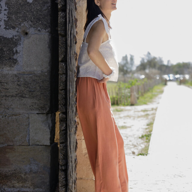 April et C - Pantalon Tom - Argile