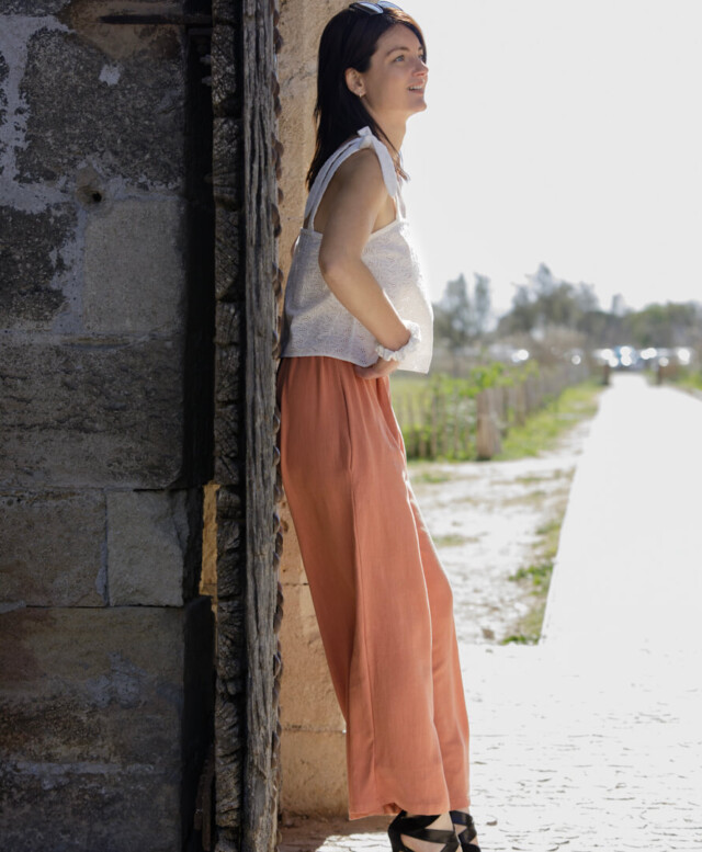 April et C - Pantalon Tom - Argile