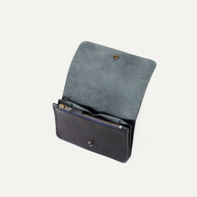 Bleu De Chauffe - Portefeuille Grisbi - Noir