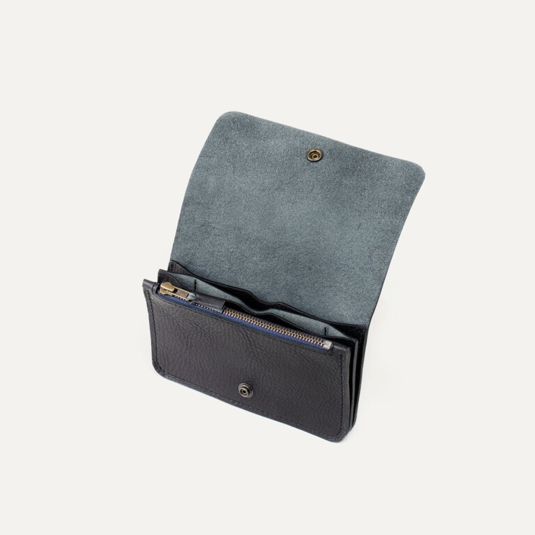 Bleu De Chauffe - Portefeuille Grisbi - Noir