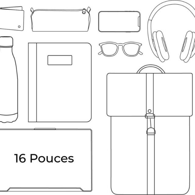 Saint-Lazare - Sac à dos Made in France - Vert anis
