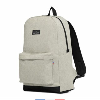 Sac à dos Made in France – Jules gris vert par la marque SAINT LAZARE SAINT LAZARE - Sac à dos Made in France – Jules gris vert