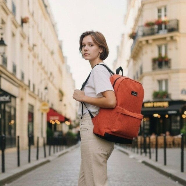 Saint-Lazare - Sac à dos Made in France - Jules corail