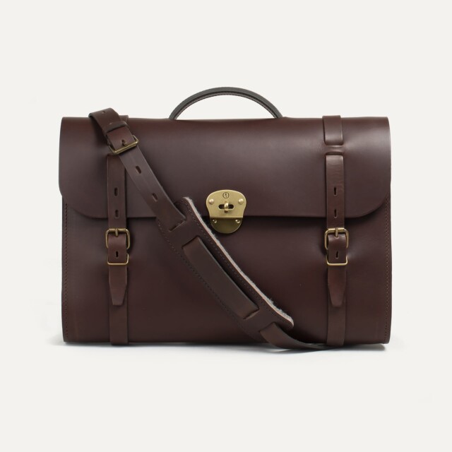 Bleu De Chauffe - Sac Ecrivain Scott - Pain Brûlé