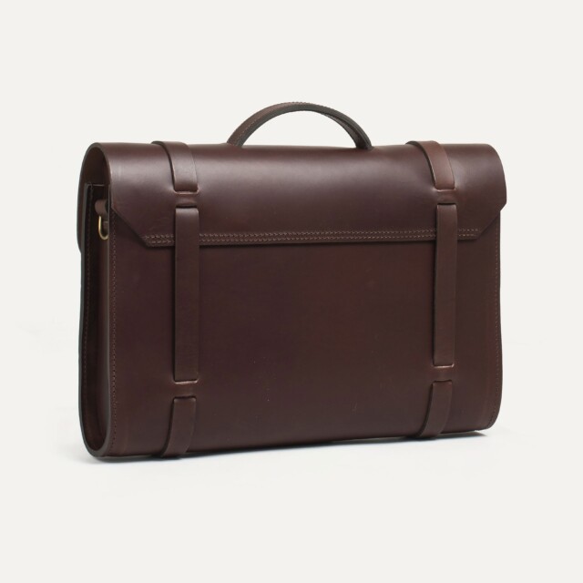 Bleu De Chauffe - Sac Ecrivain Scott - Pain Brûlé