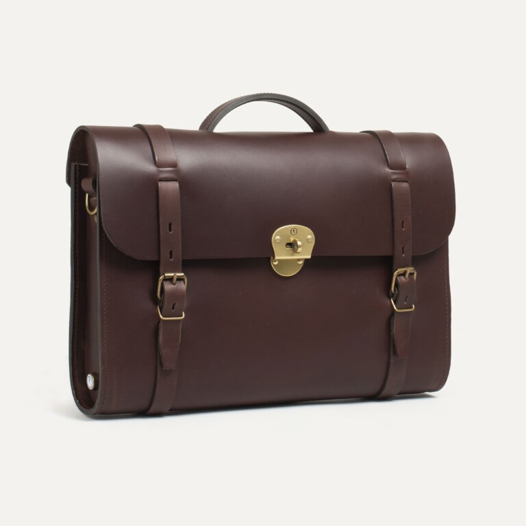 Bleu De Chauffe - Sac Ecrivain Scott - Pain Brûlé