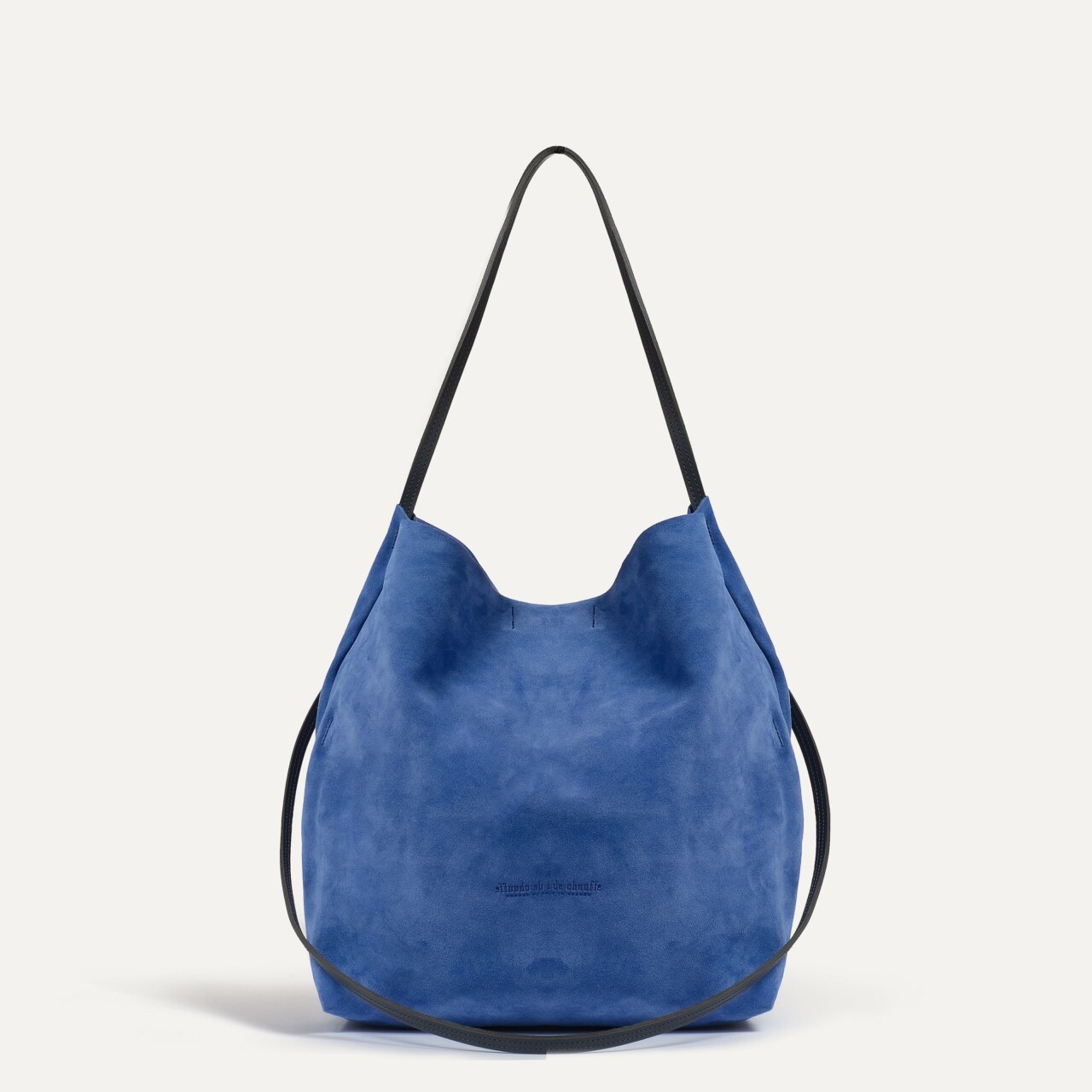 sac souple double porte mission bleu agate 1 Bleu De Chauffe - Sac souple double porté Mission - Bleu Agate