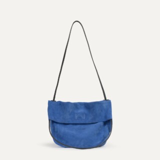 Sac souple double porté Mission – Bleu Agate par la marque Bleu de Chauffe Bleu de Chauffe - Sac souple double porté Mission – Bleu Agate