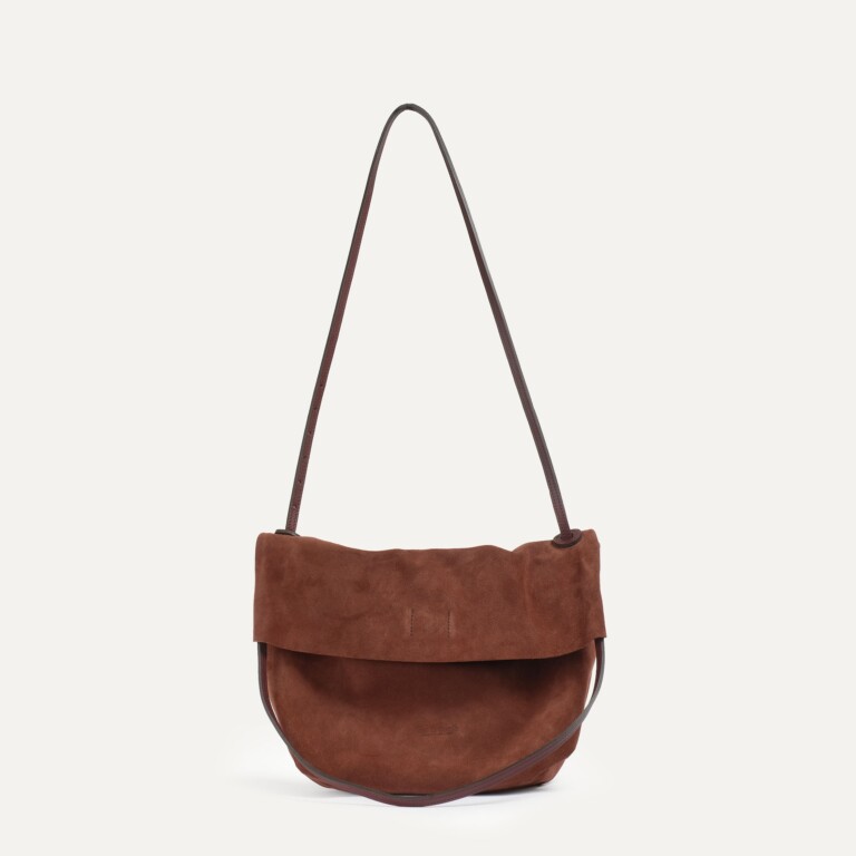 Bleu De Chauffe - Sac souple double porté Mission - Marron Rubis