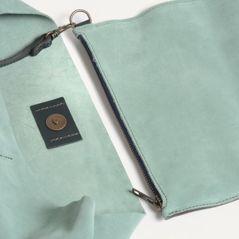 Bleu De Chauffe - Sac souple double porté Mission - Vert Jade