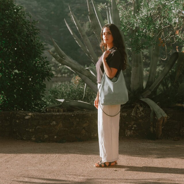 Bleu De Chauffe - Sac souple double porté Mission - Vert Jade