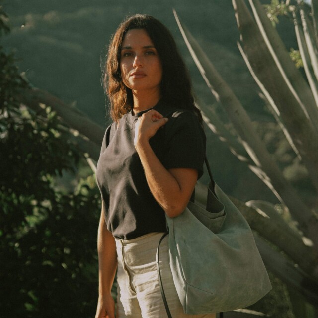 Bleu De Chauffe - Sac souple double porté Mission - Vert Jade