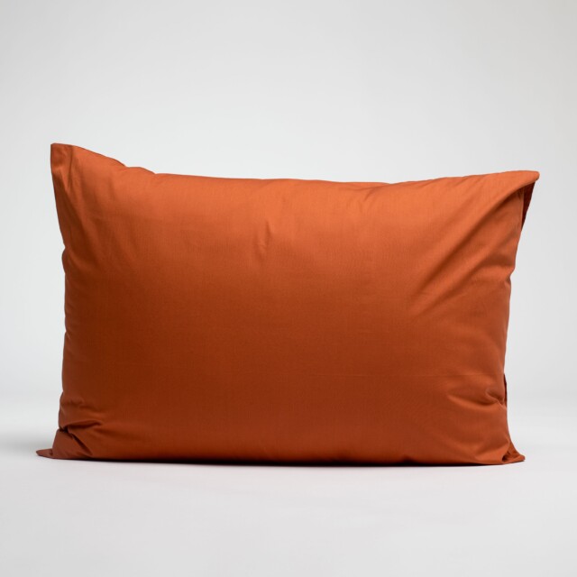 Dejorine - Taies d'oreiller X2 en Percale de coton - Ocre