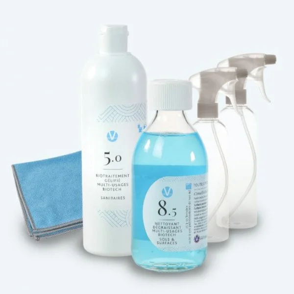 VHYG - Kit ménage enzymes – maison, WC & salle de bains | VHYG