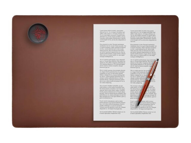 LAVOISIER Maroquinier - Sous-main à rabat 50×34 cm en cuir marron – SM802-50